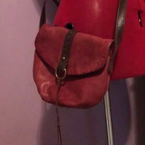Small Lucky Brand Crossbody Leather Purse
